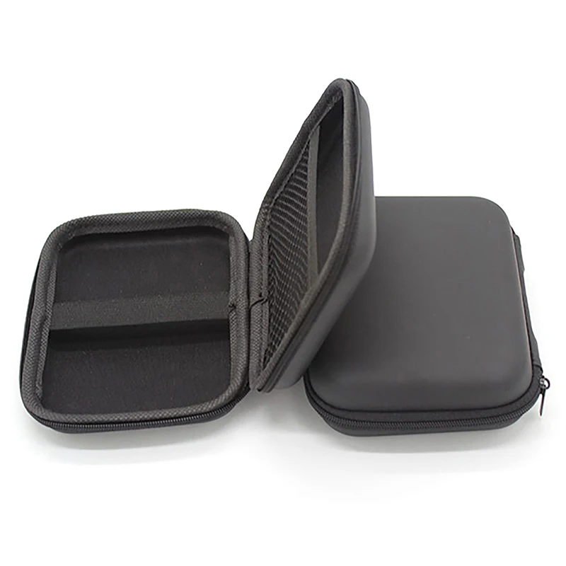 새로운 EVA 지퍼백 하드 드라이브 보호 가방 HDD SSD USB 케이블 충전기 보호 가방 (2.5인치 하드 드라이브, 보조 배터리, USB 케이블, 충전기용)