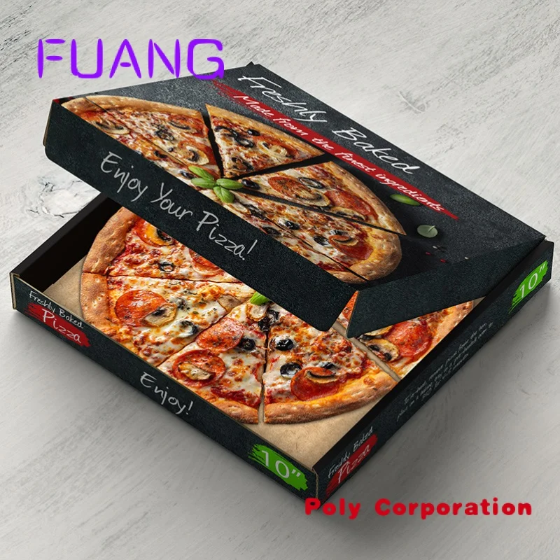 

Custom All Size 9 10 11 12 14 18 Inch pizza box reusable corrugated paper pizza packing Delivery box With Your Own Logo