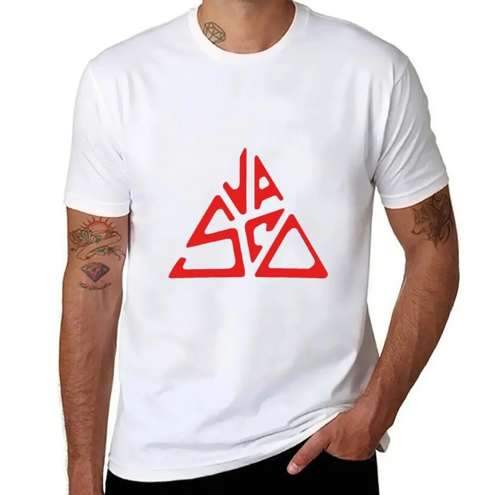 2024 Fm10 T-Shirt Herren Vasco Rossi Kein Gefahr Für Sie Druck Rot Musik Pure Cottonprint Oversized  Men T Shirt Fashion 2