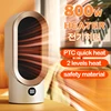 Portable Electric Fan Heater Mini Radiator Desktop Warmer Machine Heaters For Winter PTC Ceramic Heating For Home Bedroom Office