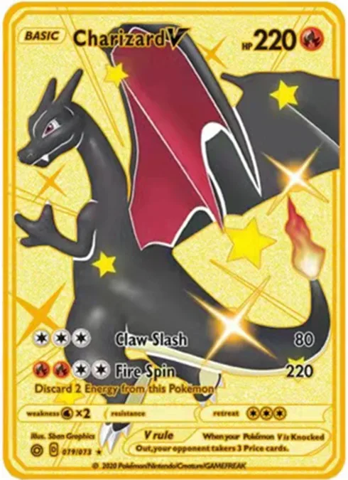 Pokemon Metal Card