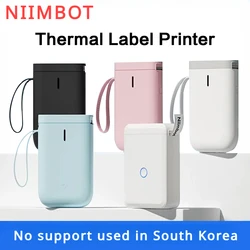 1Pc Niimbot D11/D110 Mini Portable Label Printer Thermal Adhesive Sticker Printer Wireless Inkless Labeller