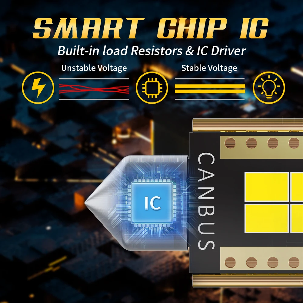 2x C10W C5W LED Canbus ���� 31mm 36mm 39mm 41mm ���� ���׸��� ���� �� �� ��ȣ�� ���Ϲ� Ʈ��ũ ���� ���� ����