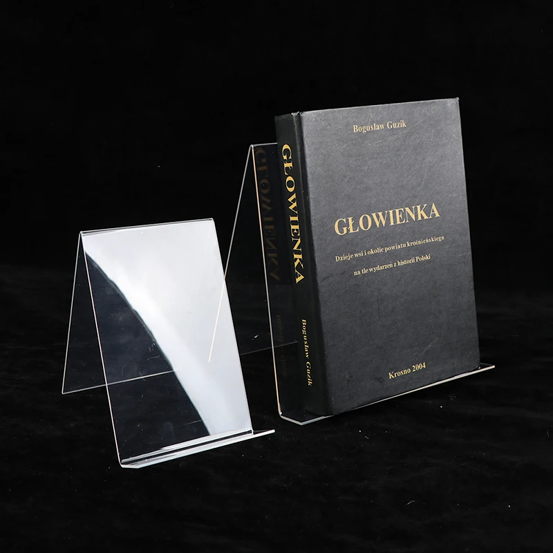 Wholesale 2022 Acrylic Book Display Stand Photo Frame Brochure Artwork Holder Organizer Ends Magazine | Дом и сад