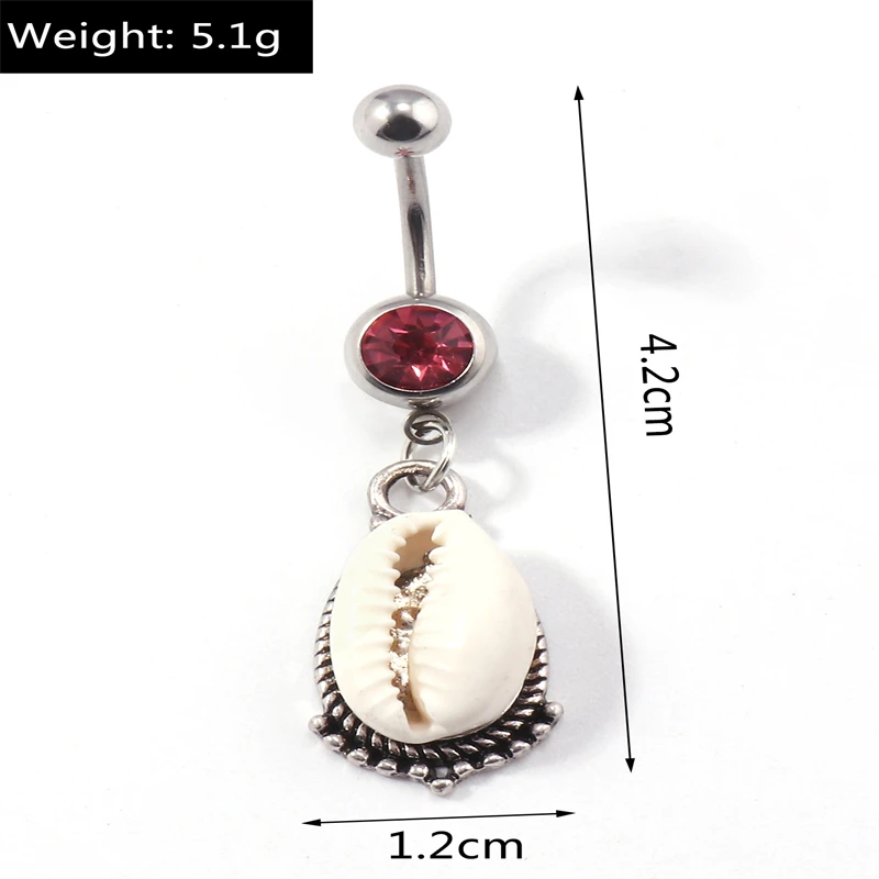 Sexy Kristalls chale Regenbogen Bauchnabel Ringe Piercing Bauch Nabel Ring für Frauen Sommer Körpers chmuck Zubehör – Detail 7