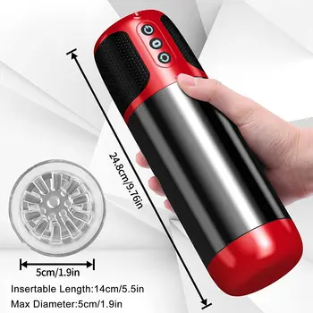 Automatic Sucking Rotating Male Masturbator Fully Submergible Pocket Pussy Vagina Blowjob Penis Trainer Adult Sex Toys for Men 4