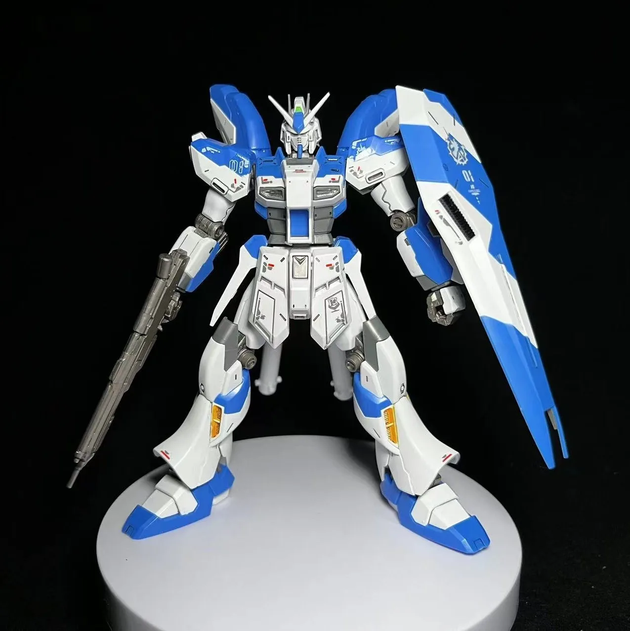 HG 1/144 RX-93-ν2 Hi-ν Mech Assembly Model Kits Hi Nu Action Figures Desktop Decoration Doll Boy Puzzle Toy Gift Collectible