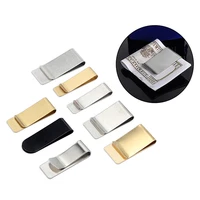 High Quality 1PC Stainless Steel Metal Gold Silver Money Clip Dollar Cash Clip Clamp Credit Card Money Holder Bill Clamp 1