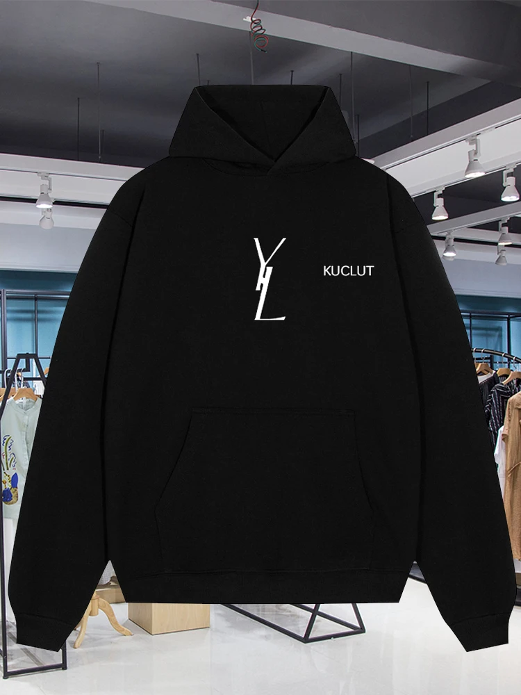 KUCLU Luxury Brands Juvenil Hoodies Pullovers Graphic New Fashion Sweatshirts Outfit Female Plus Size Sports Womans Clothing