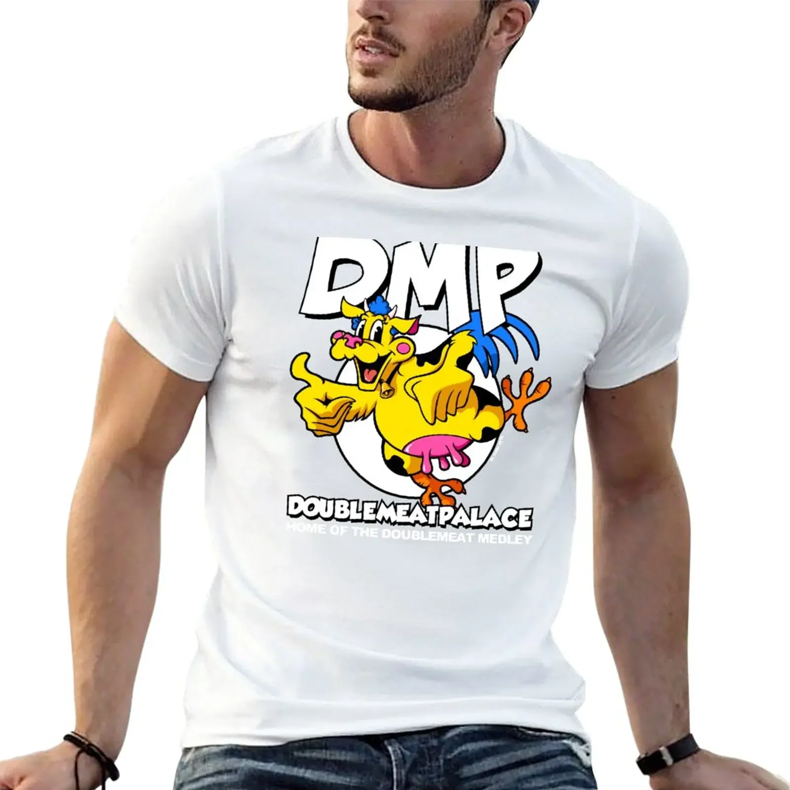 

Doublemeat Palace T-Shirt anime clothes quick drying korean fashion boys animal print shirt mens plain t shirts