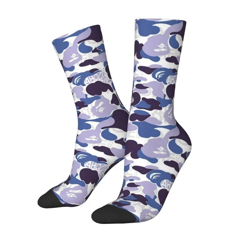 

Fashion Mens Modern Camo Camouflage Dress Socks Unisex Warm Breathbale 3D Printed Crew Socks