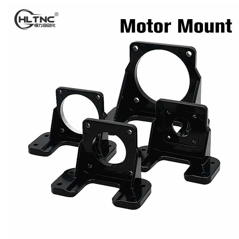 Motor Mounting Bracket HLTNC 42 57mm 60 80 8 6 90 110 130 Stepper Servo Motor Bracket / Horizontal Seat For NEMA17 23 34 Engine Fixed Mounting Base