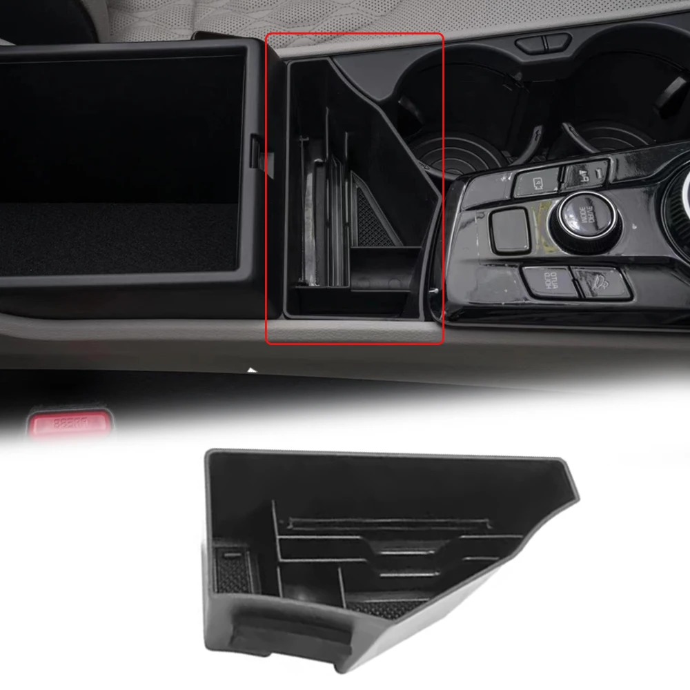 Riloer Vassoio Organizer Centrale In ABS Nero Per Hyunda1 Genesis GV60 (2021-2023) – Portaoggetti Bracciolo