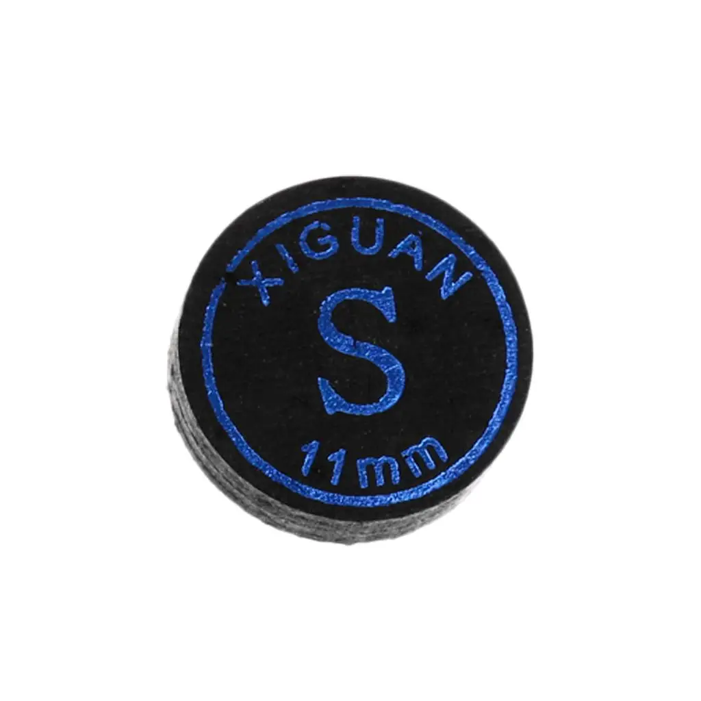 

11mm /13mm Pro Billiard Pool Cue Tips Black - Soft/ Medium/ Hard
