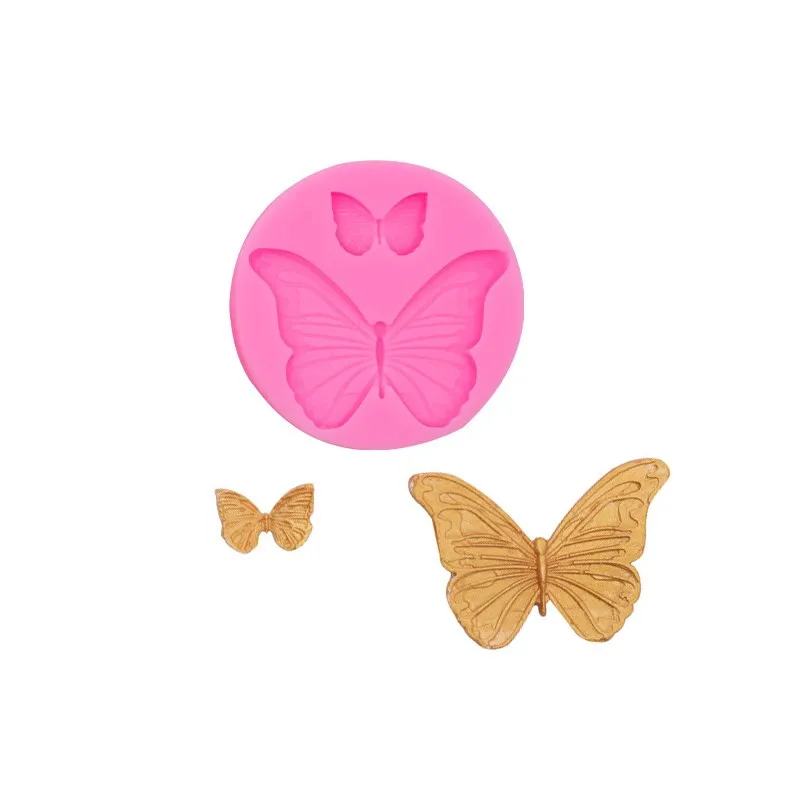 

Size 2 Butterfly Silicone Mold Fudge Cake Dessert Pastry Cookie Pudding Chocolate Decorative Kitchen Accessories Baking Tools