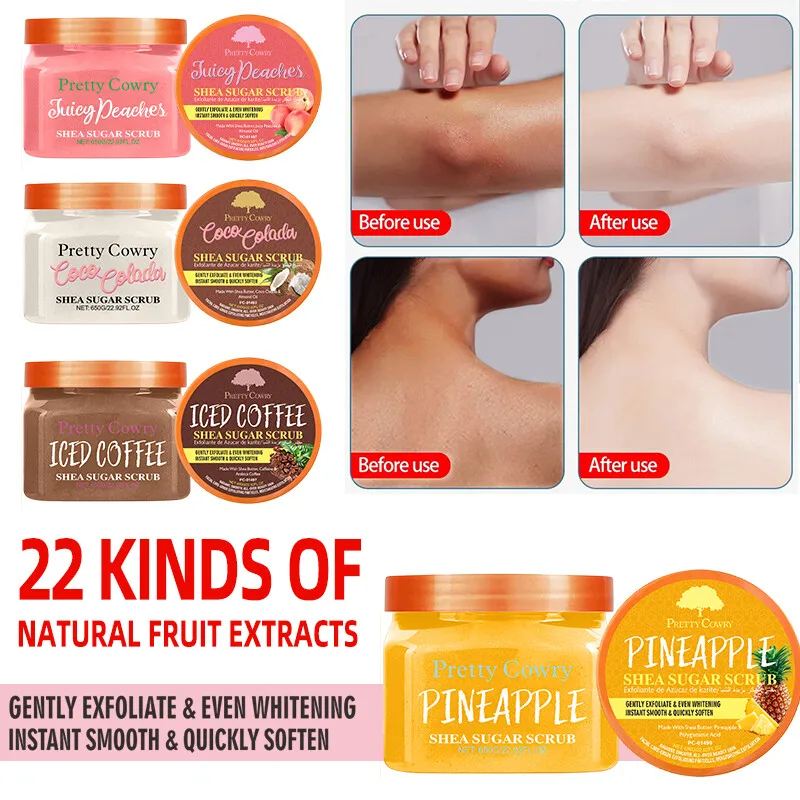 Pretty Cowry Body Scrub Deep Cleansing Exfoliation