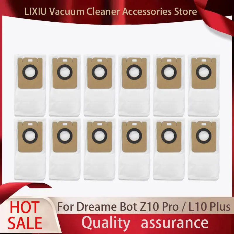 

Dust Bag For Dreame Bot Z10 Pro / L10 Plus Auto-Empty Robot Vacuum 4L Dust Bag Replacement Cleaner Spare Parts Accessories