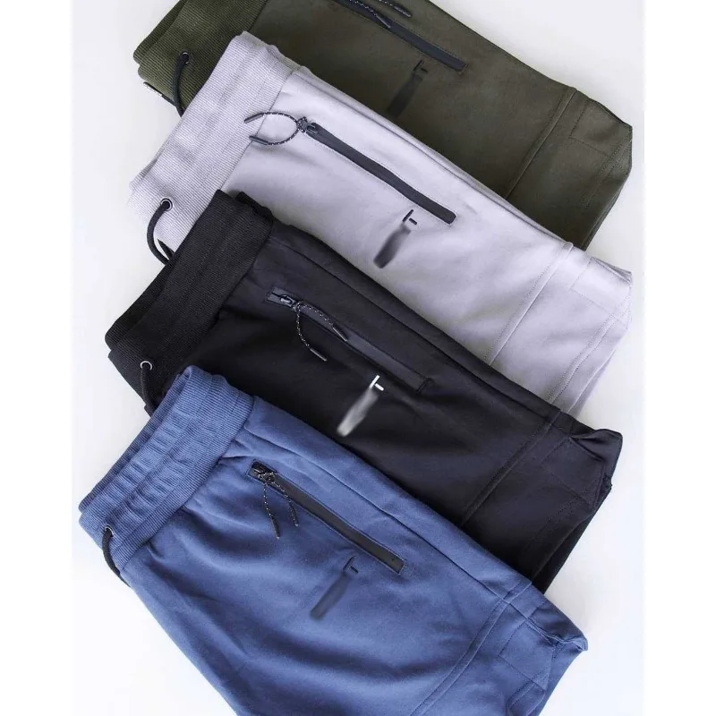 Men's Shorts European and American Mesh Sports Leisure Running Training Fitness and Capris for Men