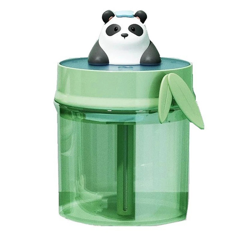 

Panda High Capacity Air Humidifier USB Maker Atomizer Mute Ultrasonic Humidificador For Kids Gift Green