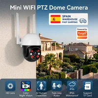 Caméra extérieure Kerui 5MP/8MP, caméra IP WiFi PTZ, alimentée par Tuya Smart, audio bidirectionnel sans fil, caméra de surveillance CCTV 1