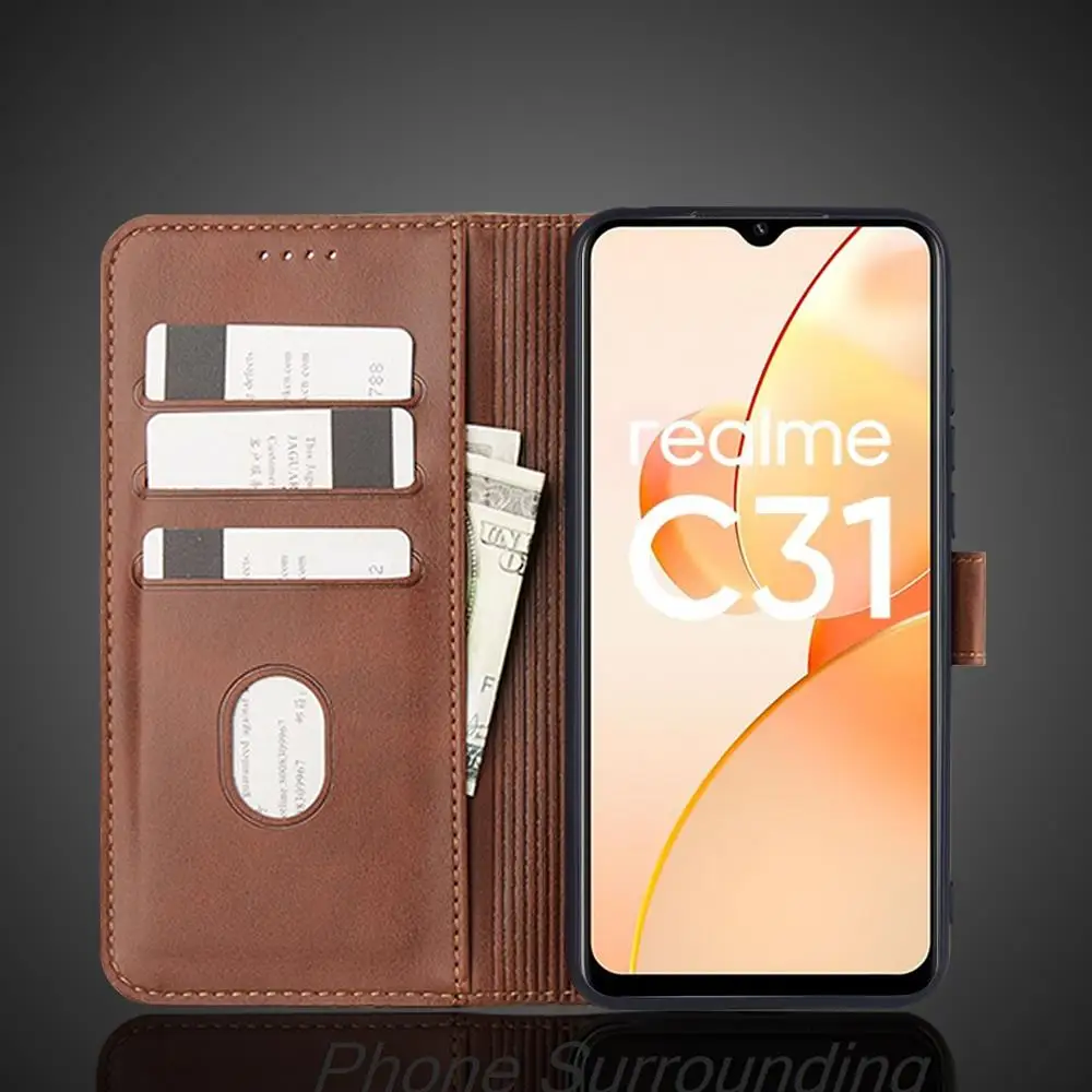 Elegant Leather Wallet Flip Cover - Premium Protective Case