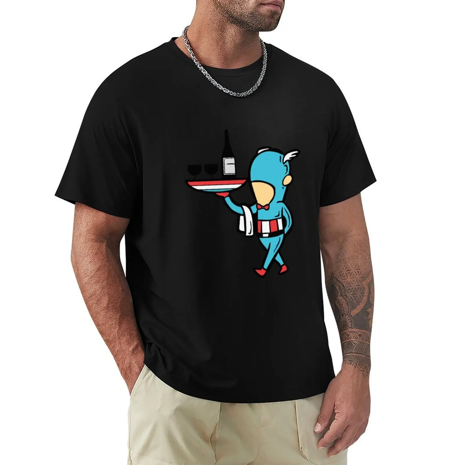 

barman cute T-Shirt anime aesthetic clothes men clothings
