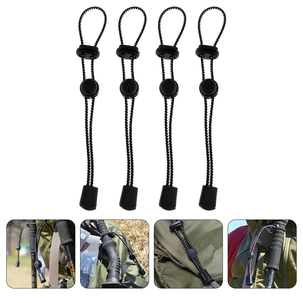 

Climbing Stick Strap Trekking Pole Holder Adjustable Hiking Stick Lanyard Climbing Stick Straps Tighten Tail Rope Fastening