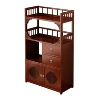 Multifunctional Furniture with Drawers & Shelves, Kitchen Cupboard, Living Room Storage Organizer, Tea Table Cabinet 2