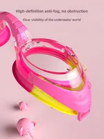 Kids Swimming Goggles Waterproof Anti-Fog High Defn Diving Glasses for Boys And Girls Near-Sighted Swimming Gla...