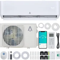 9000 BTU Mini Split Air Conditioner, 23 SEER2 Mini Split AC/Heating System, Pre-Charged,115V AC Unit Cools Room up to 450 Sq. Ft 1