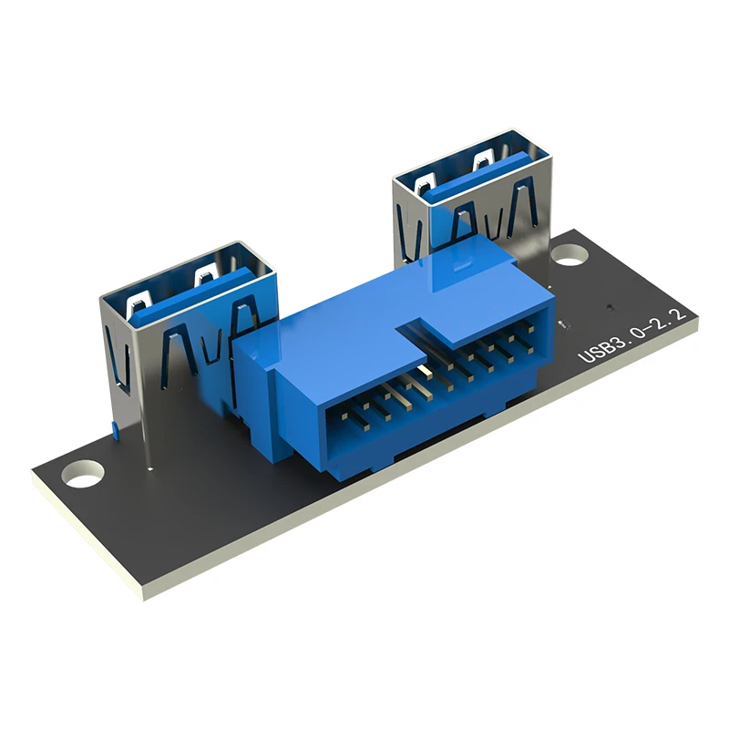 

Computer Front Dual-Port Usb3.0 Module Seamless Usb 19P Interface High Speed Stable without Cable