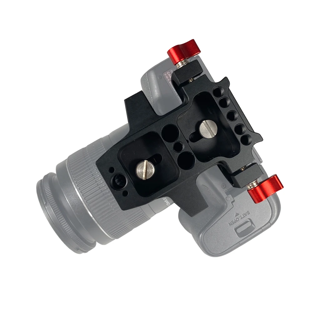 FEICHAO 15mm Rod Clamp 1/4 3/8 Cheese Mount 19mm for Camera Shoulder Rig Follow Focus System Switch Plate Tripod Base Photo Vlog