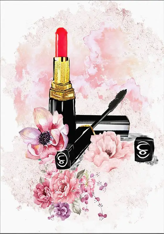 thumbnail image 1 of DIY 5D diamante pintura perfume lápiz labial arte completo diamante mosaico bordado conjunto simple moda punto de cruz conjunto decoración del hogar, 1 of 5