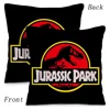 Hot Sci-Fi Movies Jurassics Park Pillow Covers Cartoon Sofa Decorative Home Double-sided Printing Short Plush Cute Cushion Cover 4