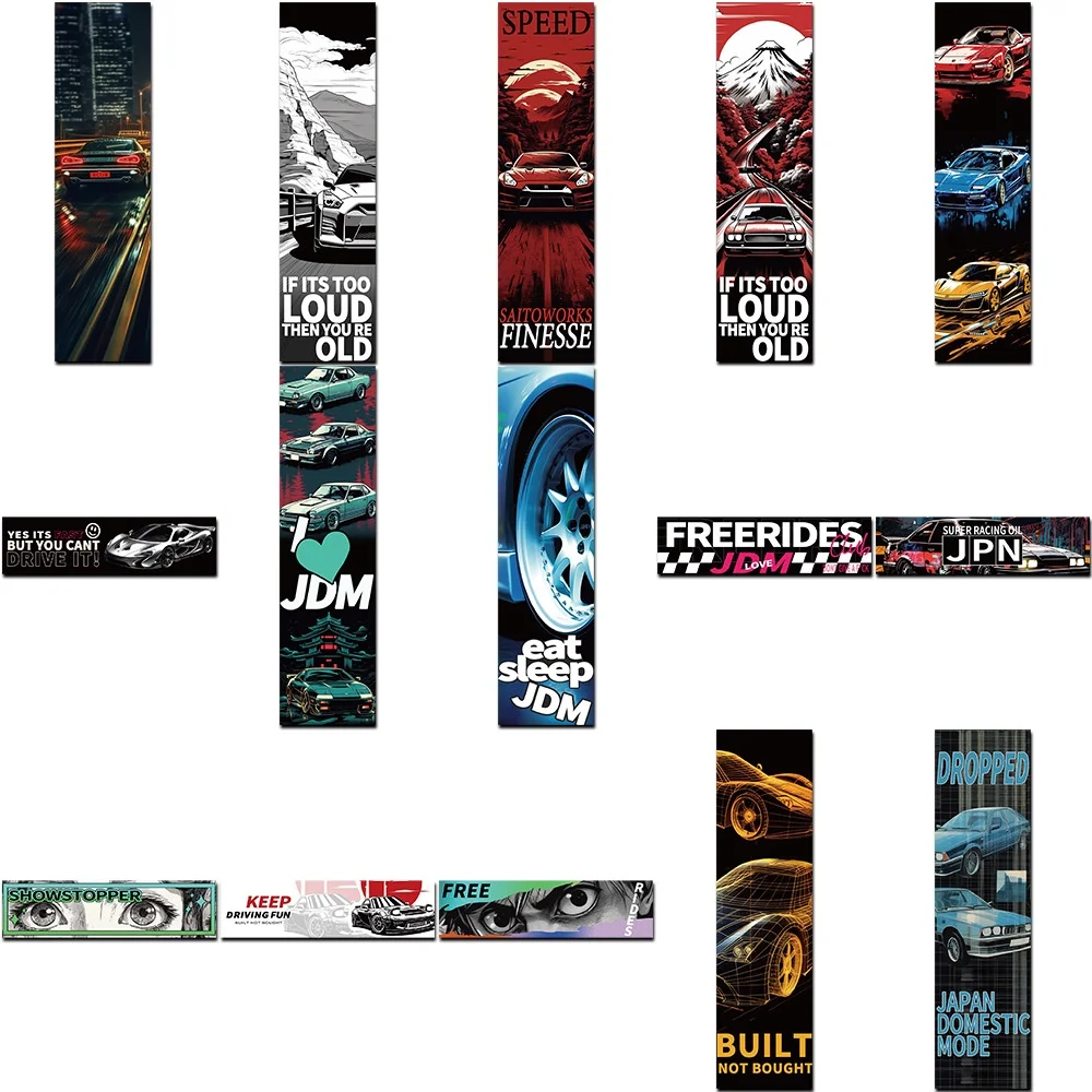 30PCS JDM 낙서 장식 북마크
