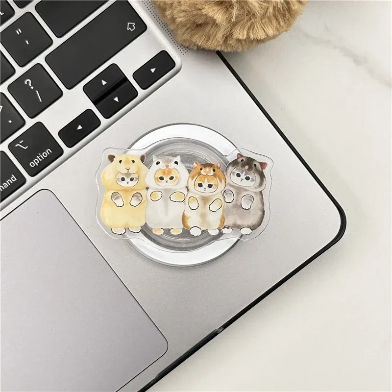 Cute Cat Magnetic Phone Grip Stand For Iphone Magsafe Compatible_voghion.com