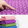 183*63cm Yoga Non-Slip Mat, Ultra-Fine Fiber, Thickened and Widened, Pvc Plum Blossom Dot Yoga Mat, Home Sweat-Absorbing Exercise Auxiliary Mat, Foldable Sweat-Absorbing Yoga Fitness Mat, Yoga Mat 6