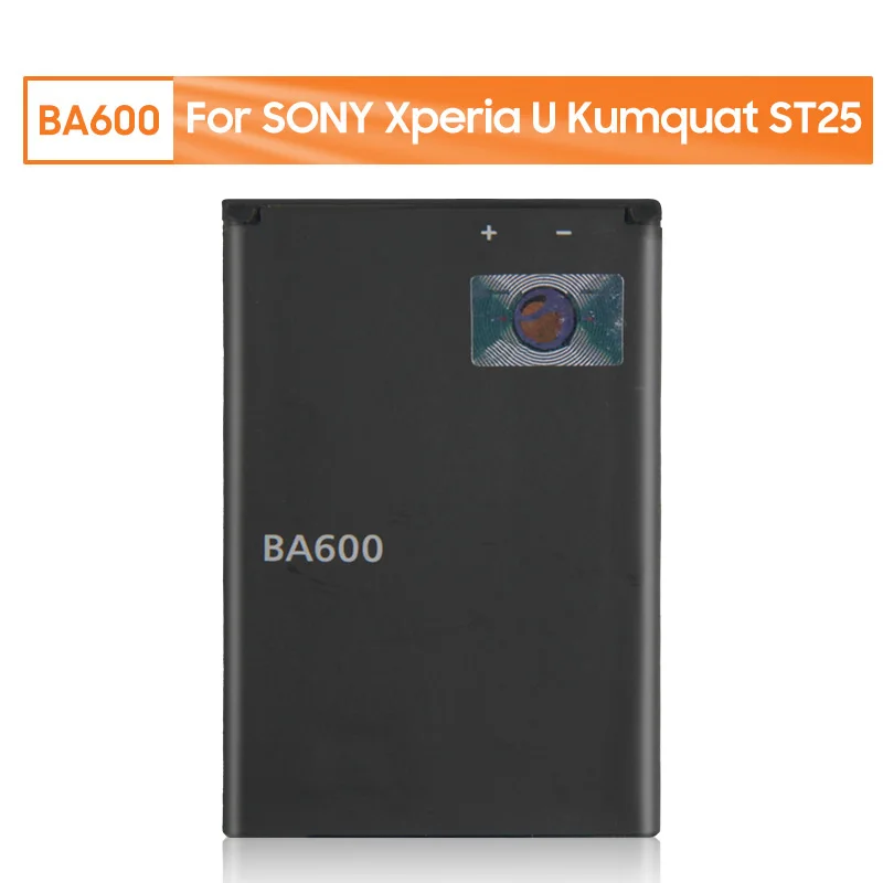 

Replacement Phone Battery BA600 For Sony ST25i ST25C Xperia U Kumquat 1290mAh
