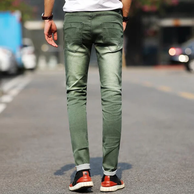 Top more than 117 green shade jeans super hot