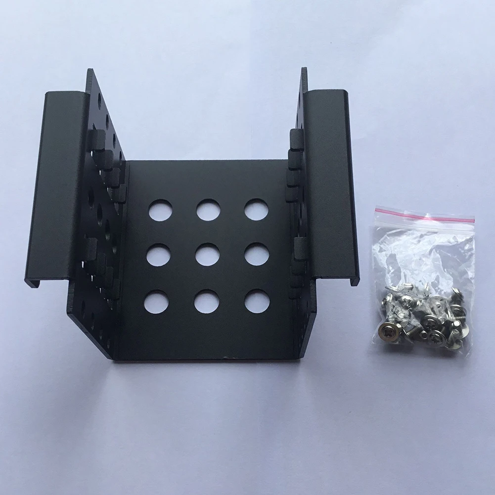 4 Bay 2.5 inch to 3.5 inch Drive SSD Adapter Bracket SSD Hard Drive Caddy Chassis Internal Mounting Holder