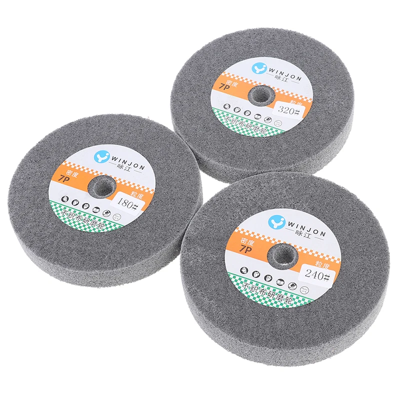 Stainless Steel Polishing Wheel 150*25mm Bench Grinder Abrasive Wheel