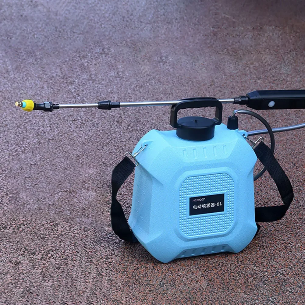 5/8L Battery Powered Sprayer with USB Rechargeable Handle and Retractable Wand Water Sprayer for Garden Lawn and Other Cleaning