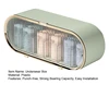 X50A-Underwear Storage Box Socks Briefs Bras Panties Holder Wall Mounted Multi-Grids Movable Baffle Capacity Dustproof 5