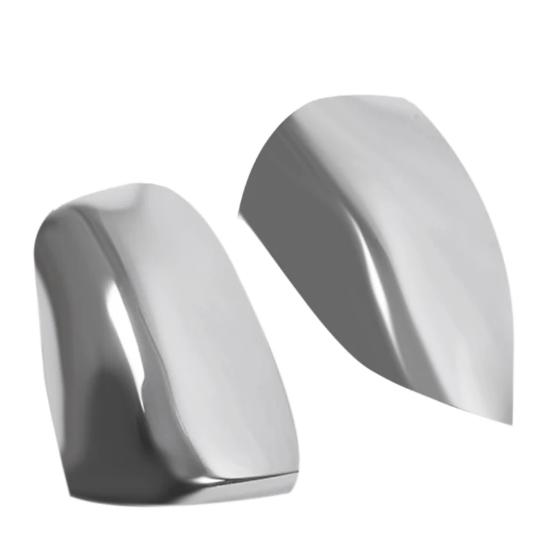 For Ford Ranger / Everest 2012- ABS Silver Chrome Rear View Mirror Housing Cover Cap -Side Door Mirror Cover