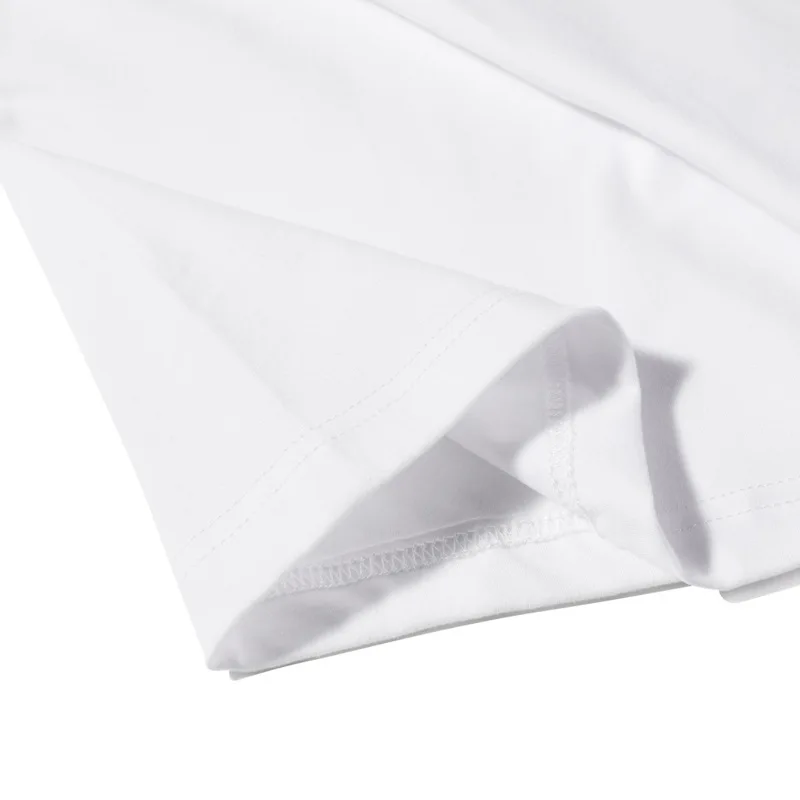Polyester Sublimation Blank White T-Shirts for Man Women Kids Casual Short Sleeve Summer Tops Tee Shirts
