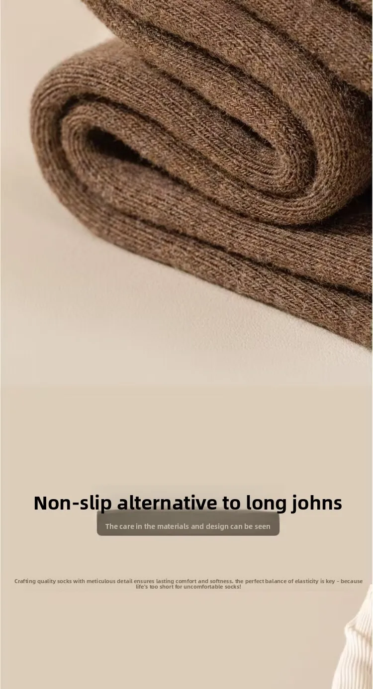 2 Paar Kniestrümpfe für Damen, Winter, dick, warm, mit Fleece gefüttert, über Kniestrümpfe, lange Socken – Detail 11