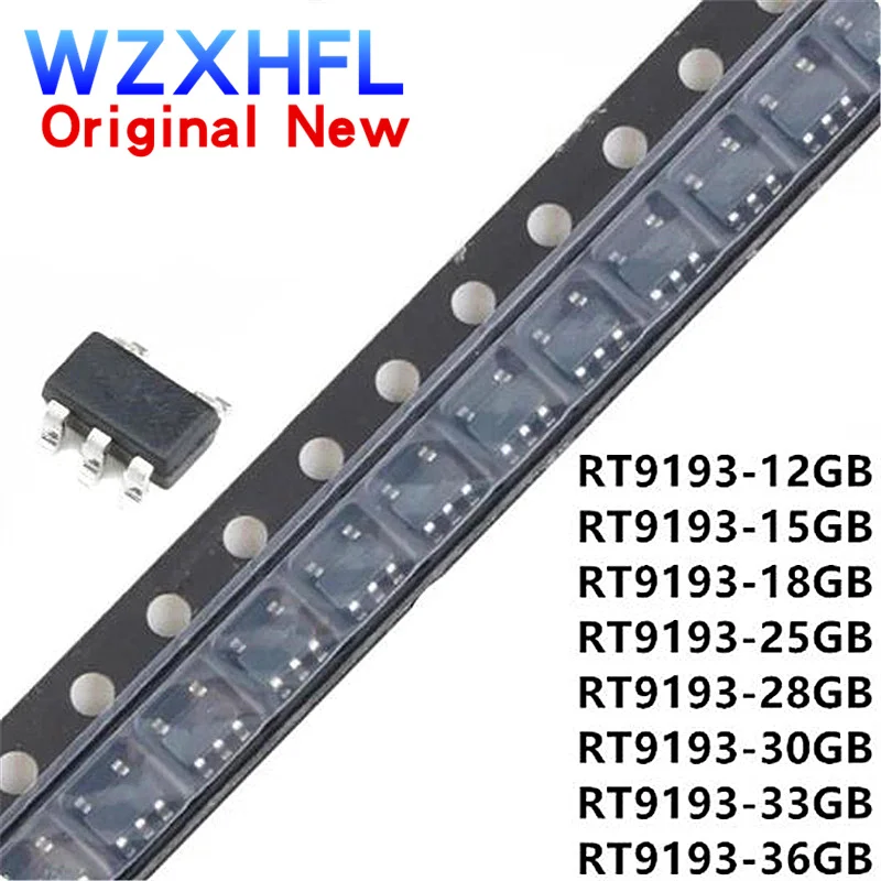 

20Pcs RT9193-12GB RT9193-15GB RT9193-18GB RT9193-25GB RT9193-28GB RT9193-30GB RT9193-33GB RT9193-36GB SOT23-5 SOT-23-5 SMD