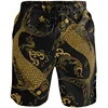 Vintage Chinese Carp Dragon 3d Printed Beach Shorts Street Short Pants Men Summer Loose Swim Trunks Quick Dry Board Shorts 2