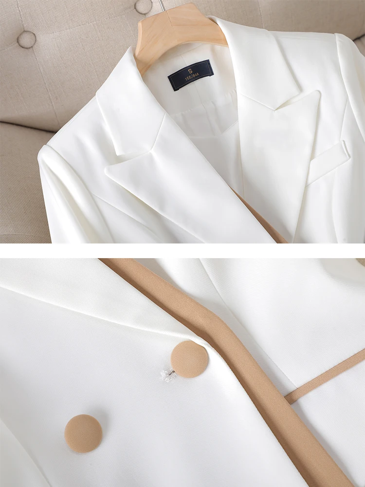 Blazer Femme Léger Ample - Veste Tailleur Classique - Pour Travail, Mariage, Mi-saison