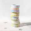 5Pcs Glitter Matte Washi Tape Scrapbooking Supplies Washi Tape Set Diary Decoration Basic Cinta Adhesiva Decorativa Washi Tapes 1